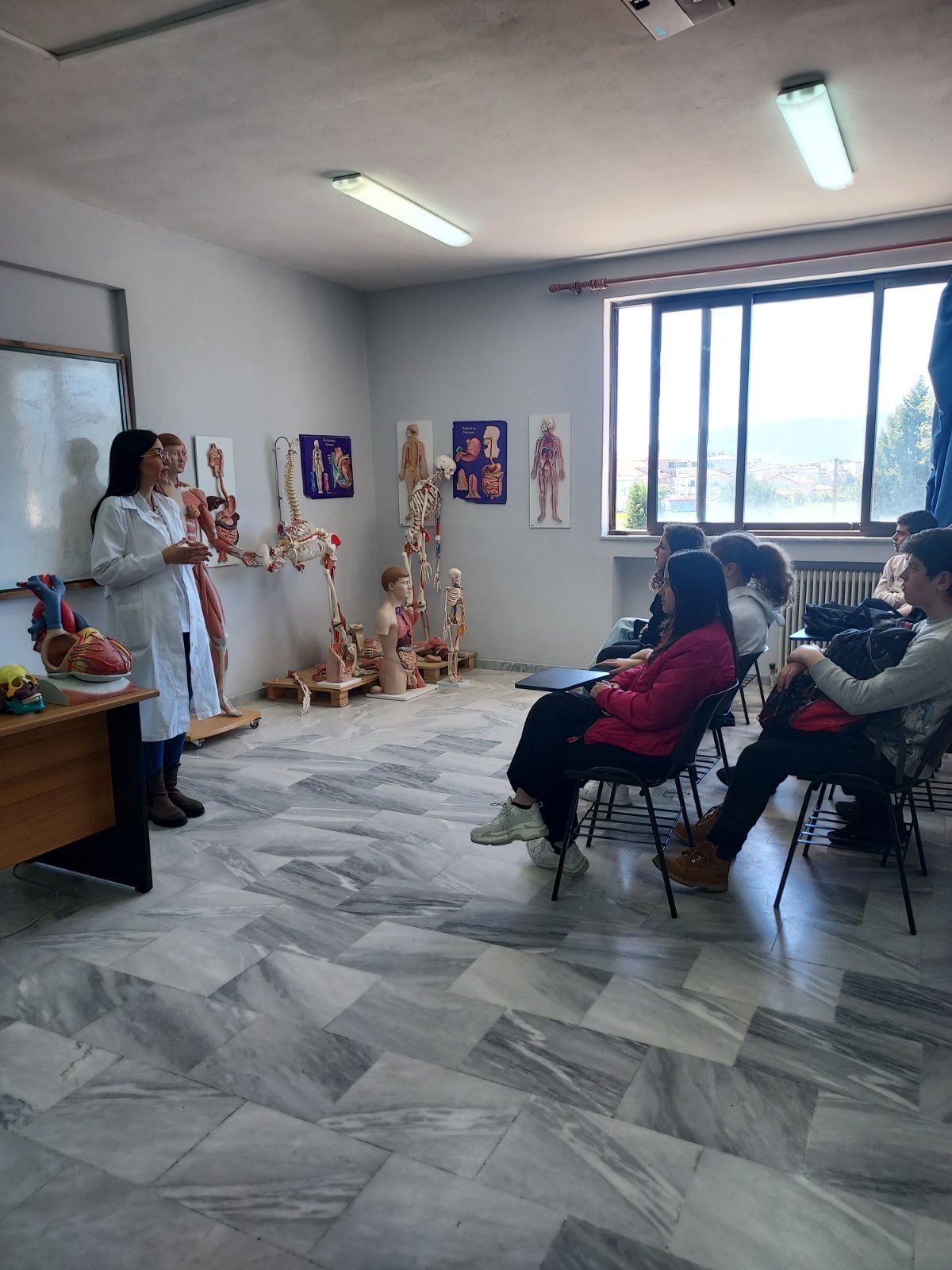 Εκπ. επίσκεψη του σχολείου στις εγκαταστάσεις της Σχολής Επιστημών Υγείας