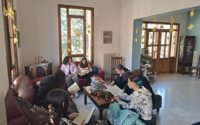 Οι Βιβλιόφιλες, οι μαθήτριες της αναγνωστικής ομάδας του 5ου, έχουν…γύρισμα